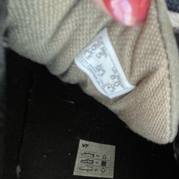 Chunky Filmore platform sole Vans army green sneakers women’s 8 men’s 6.5 - Picture 5 of 5